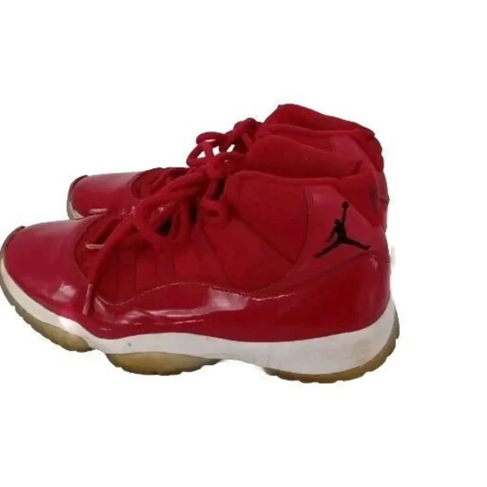 Air Jordan 11 Retro Win Like 96 Gym Red Basketball‎ Sneakers Patent Leather